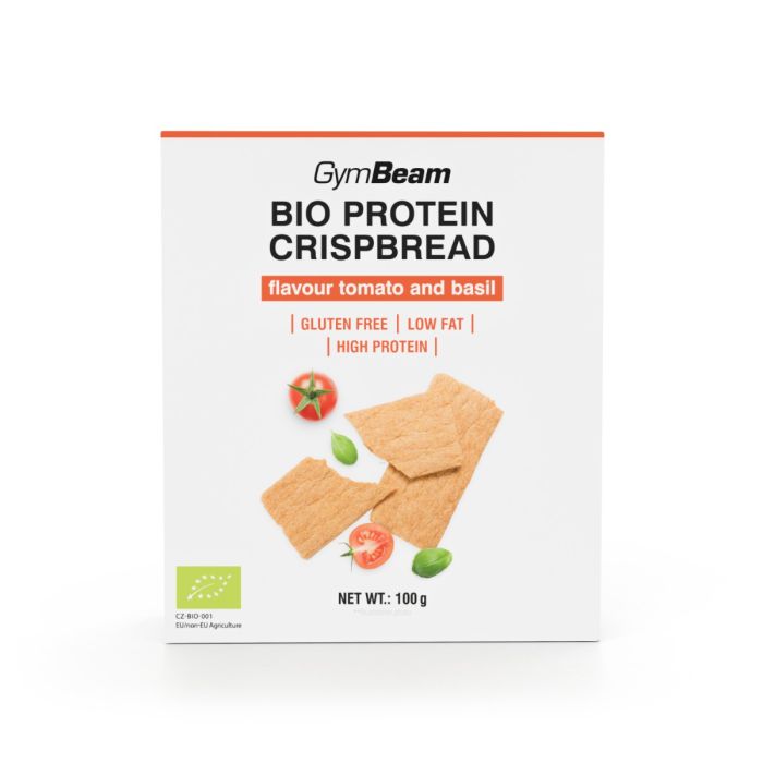 BIO Protein Crispbread - GymBeam 100 g - Tomato & Basil