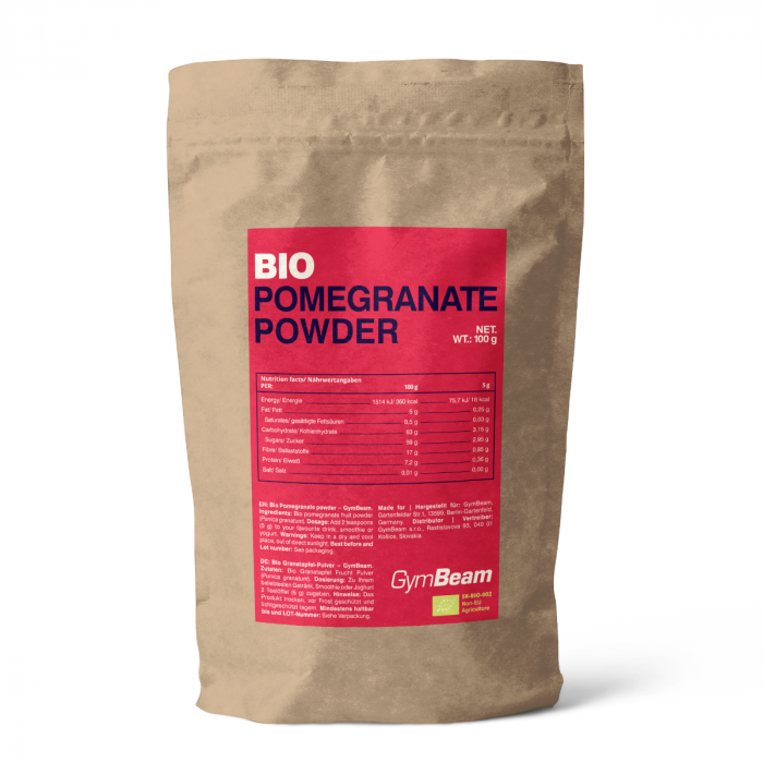 BIO Pomegranate powder - GymBeam 100 g