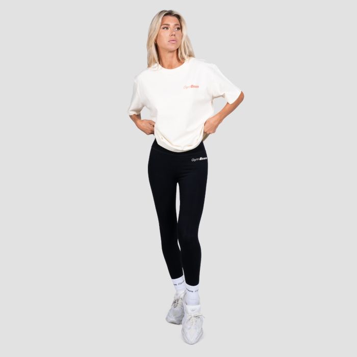 Budapest T-shirt Cream - GymBeam XXL