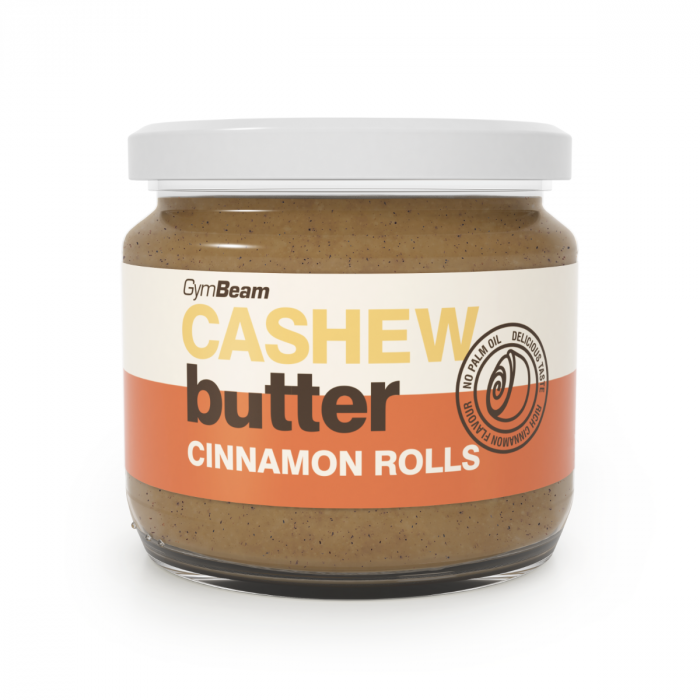Cashew butter - Cinnamon rolls - GymBeam 340 g