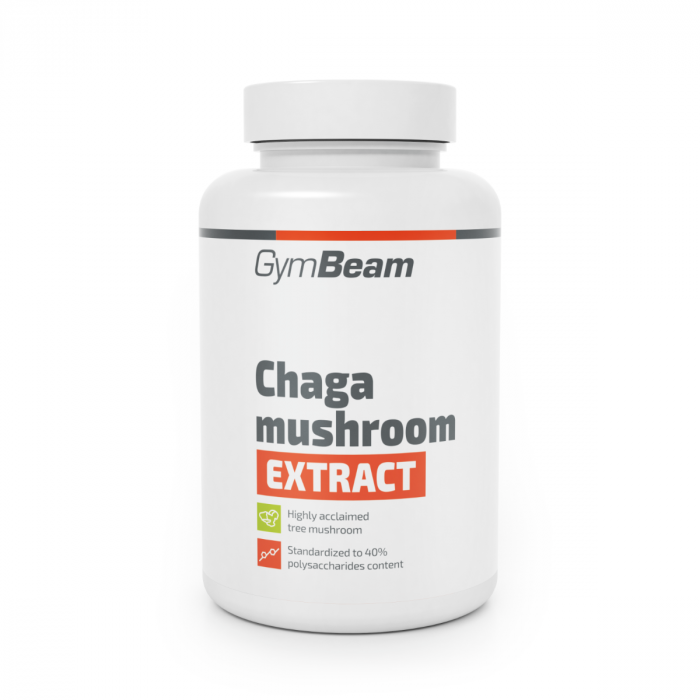 Chaga mushroom extract - GymBeam 90 caps