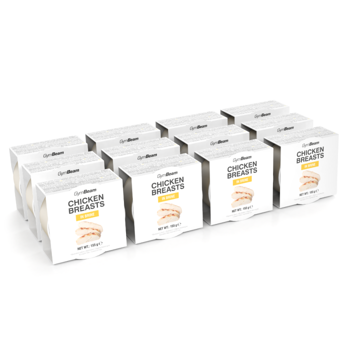 Chicken breasts in brine - GymBeam 12 x 155 g