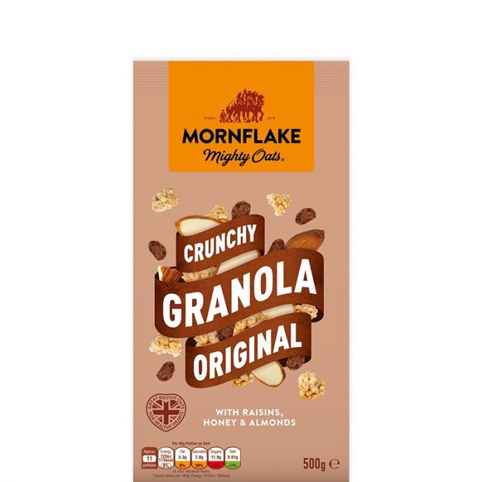 Crunchy Granola Original 500 g - Mornflake 12 x 500 g