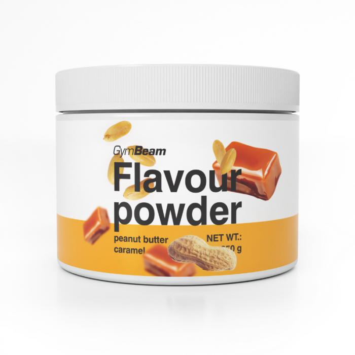 Flavour powder - GymBeam 250 g - peanut butter caramel