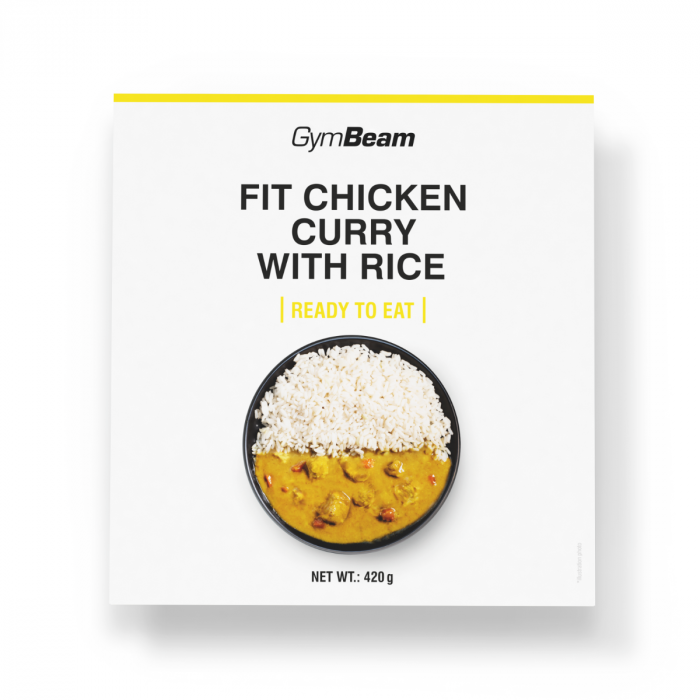 FIT Chicken curry with rice Ready to eat - GymBeam 6 x 420 g