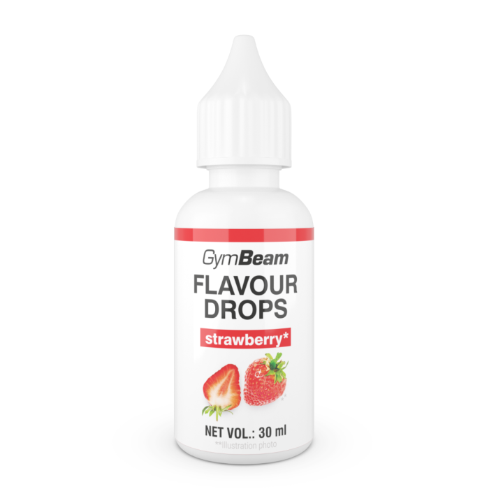 Flavour Drops 30 ml - GymBeam 30 ml - strawberry