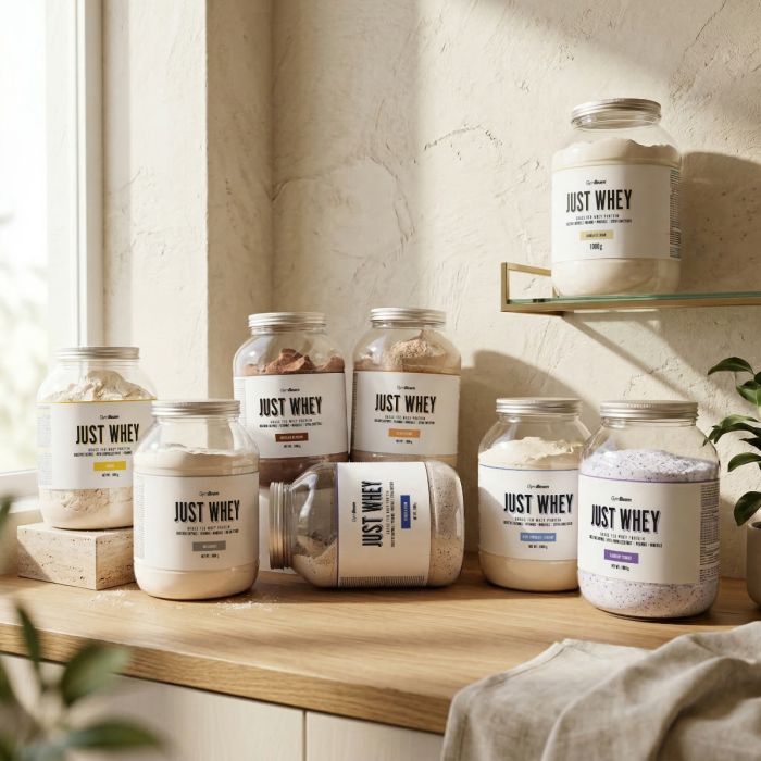 Protein Just Whey - GymBeam 2000 g - blueberry  yoghurt - 00