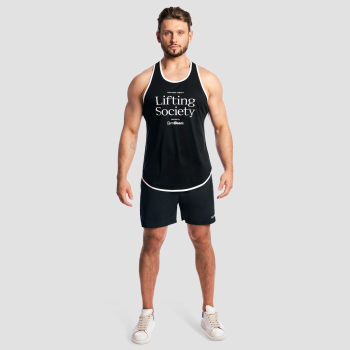 Lifting Society Stringer Black - GymBeam XXL
