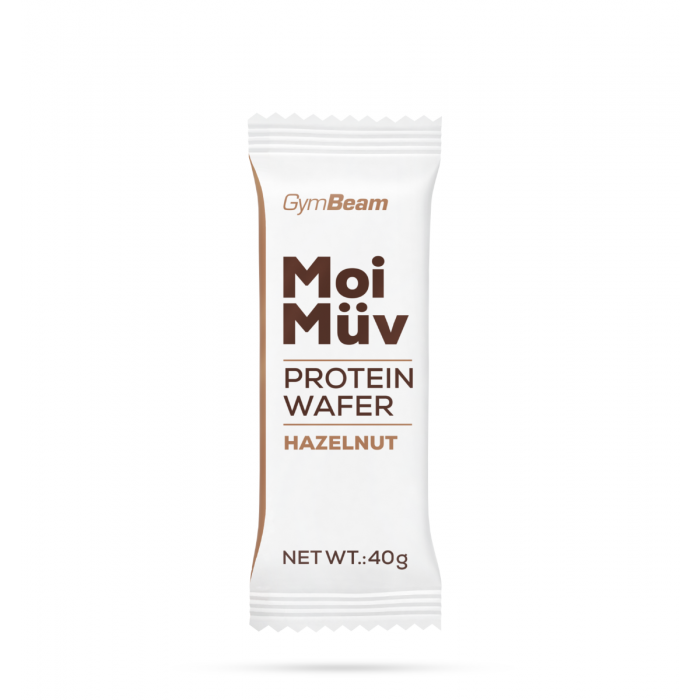 MoiMüv Protein Wafer - GymBeam 16 x 40 g - vanilla