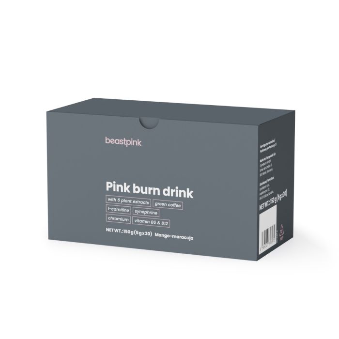 Pink burn drink - GymBeam 150 g - mango-maracuja