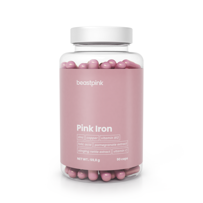 Pink Iron - GymBeam 90 caps