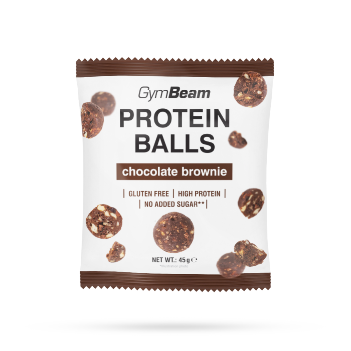 Protein Balls - GymBeam 45 g - chocolate brownie