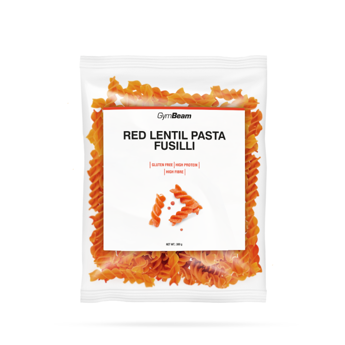 Red Lentil Pasta - GymBeam 300 g