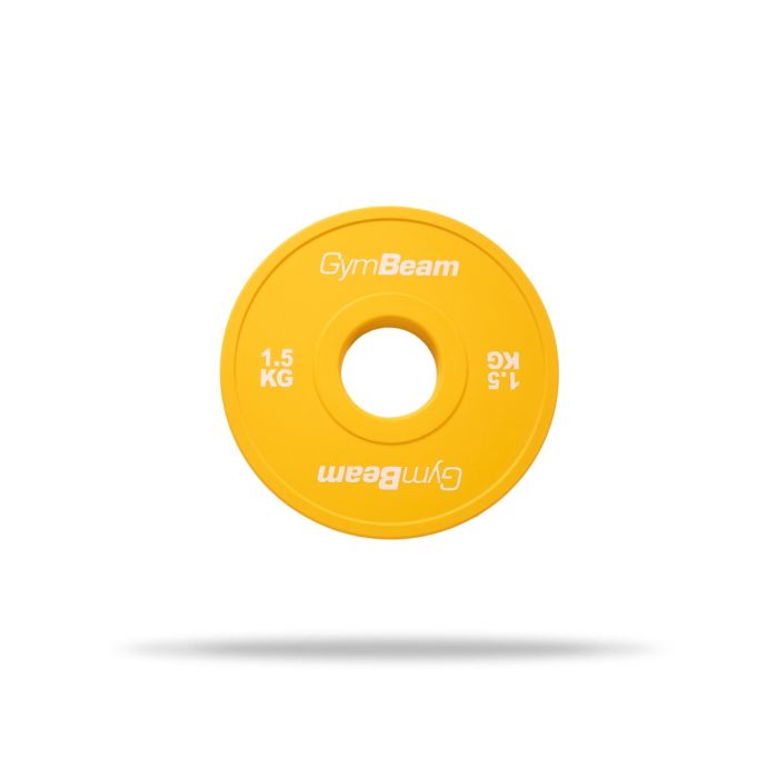 Rubber Fractional Plates 51 mm - GymBeam 1.5 kg