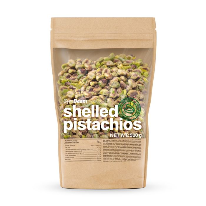 Shelled pistachios - GymBeam 500 g