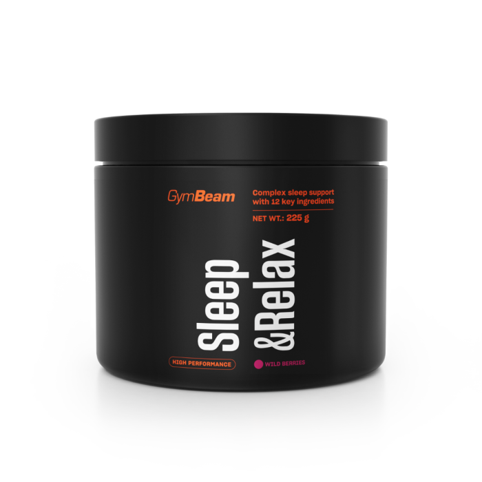Sleep & Relax - GymBeam 225 g - wild berries