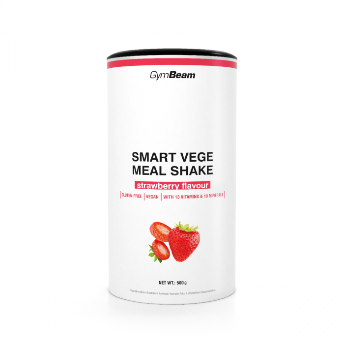 Smart Vege Meal Shake - GymBeam 500 g - strawberry