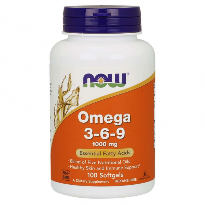 Omega 3-6-9 1000 mg - NOW Foods 250 caps