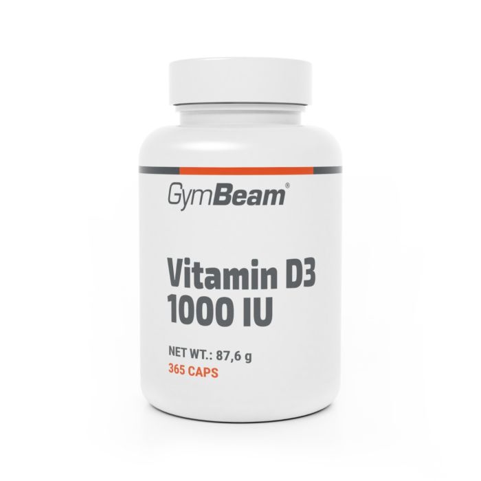 Vitamín D3 1000 IU - GymBeam 365 caps - 00