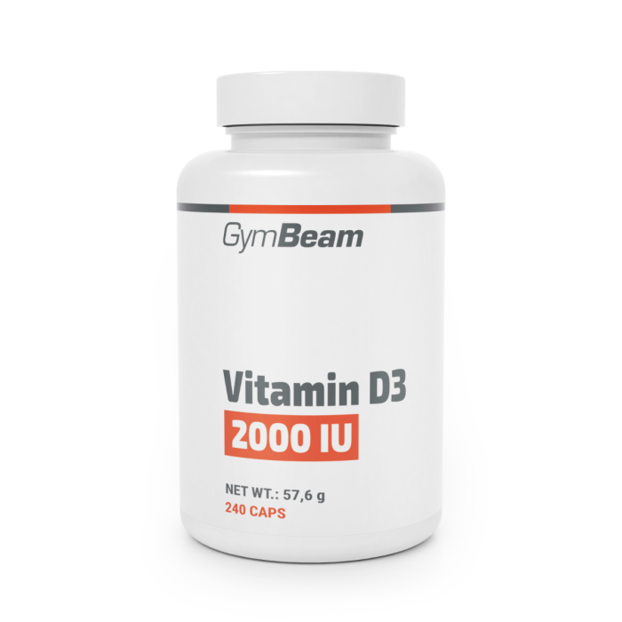 Vitamín D3 2000 IU - GymBeam 240 caps - 00