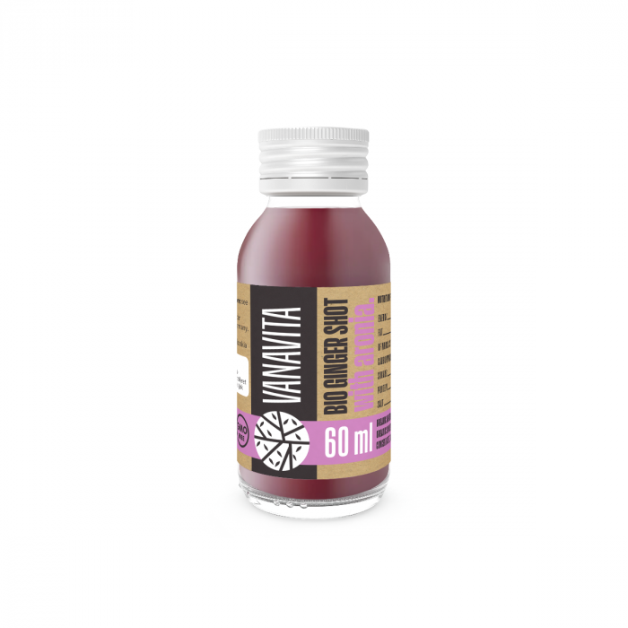 BIO Ginger shot with aronia - VanaVita 60 ml