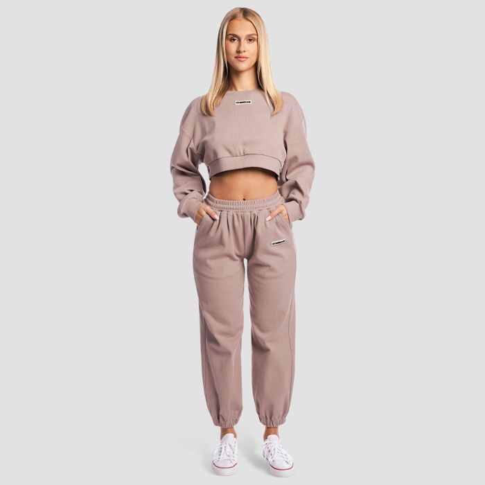 Women‘s Aura Cropped Sweatshirt Roux - GymBeam XL