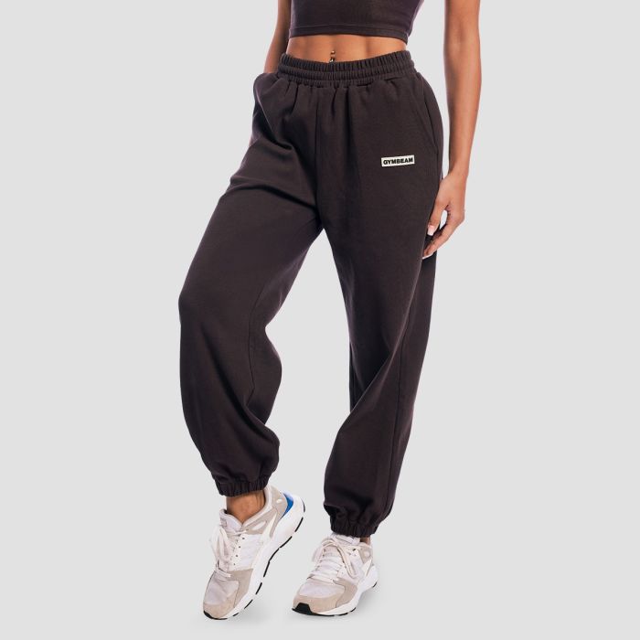 Women‘s Aura Joggers Tee Brown - GymBeam XXL