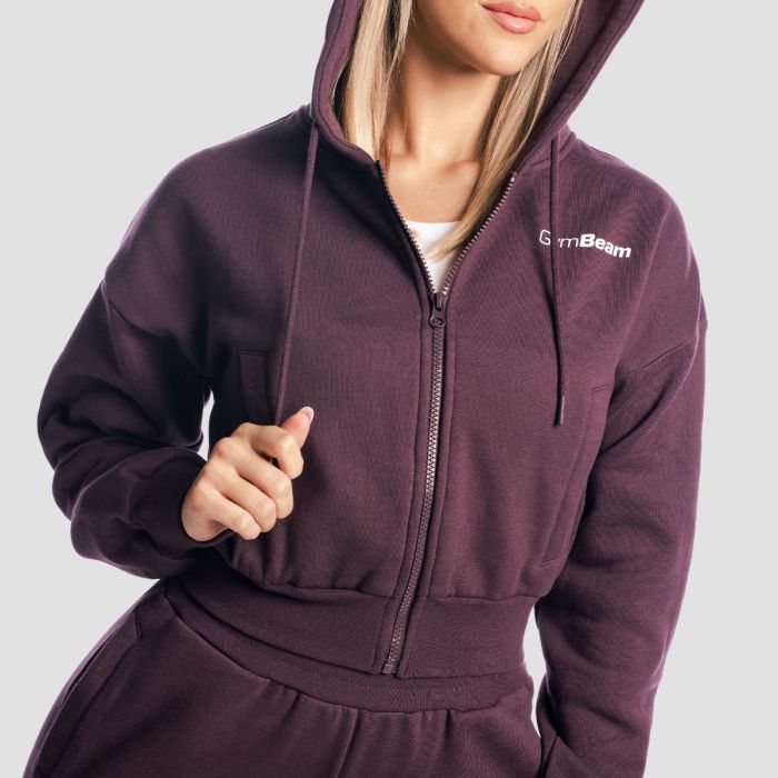 Women‘s Base Zip Up Hoodie Eclipse - GymBeam XL