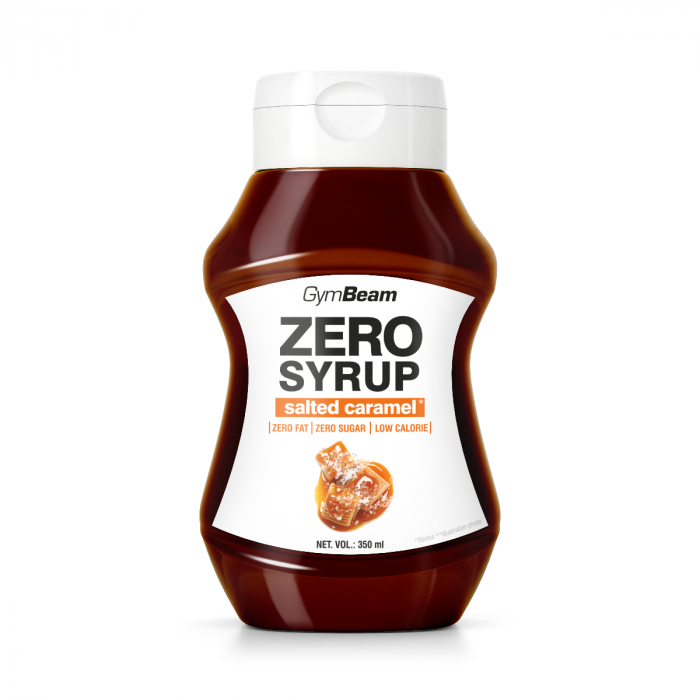 Bezkalorický sirup Salted Caramel - GymBeam 350 ml