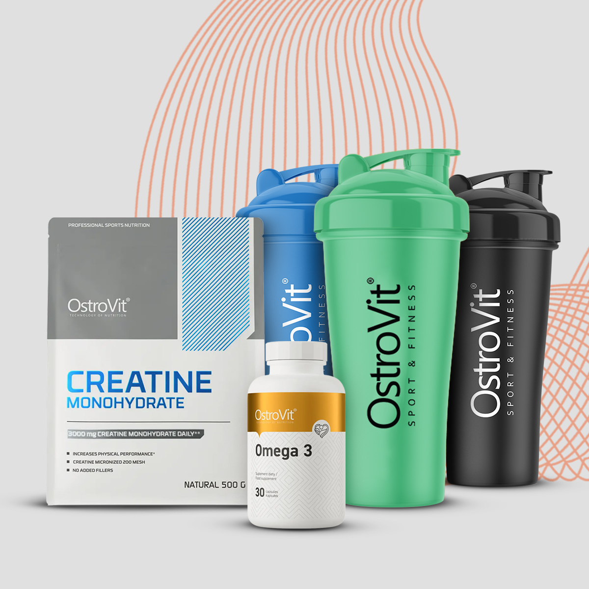 Pure Creatine Monohydrate 500 g - OstroVit