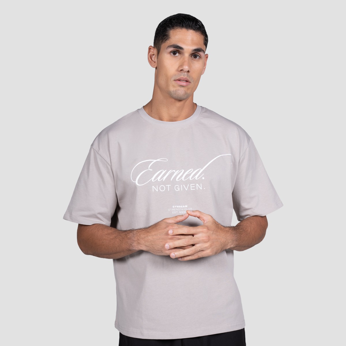 T-shirt Performance Gris – GymBeam
