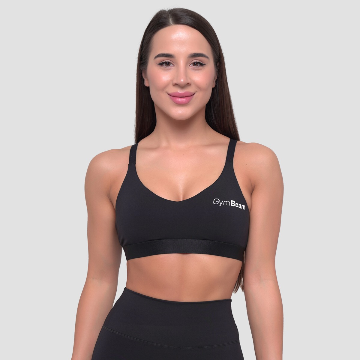 Essence String Sports Bra – Noir – GymBeam