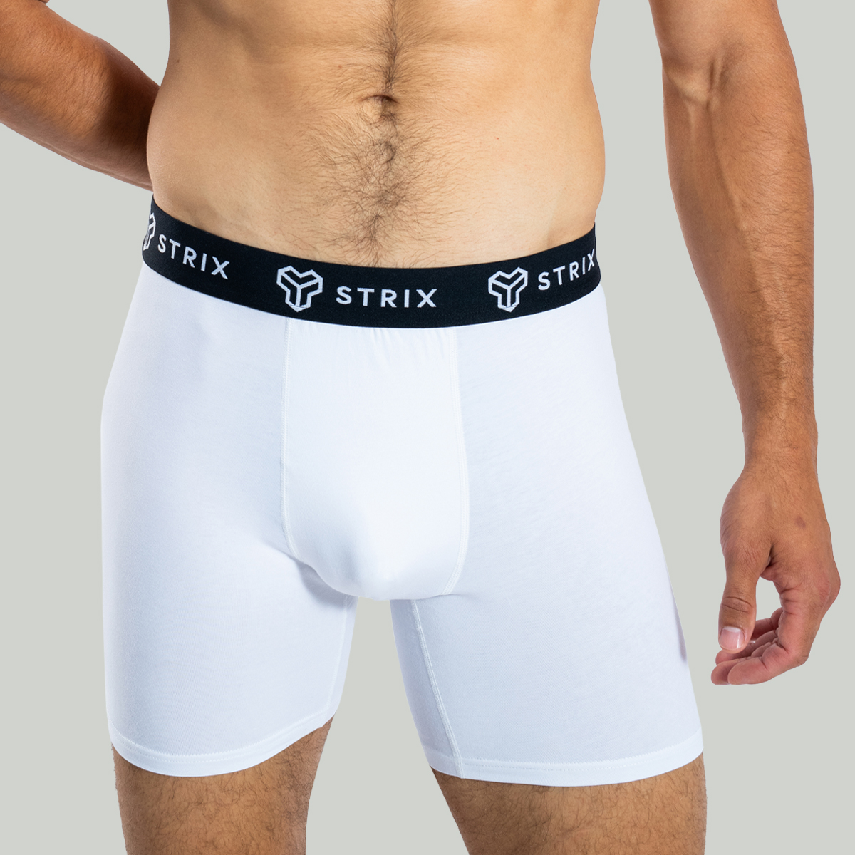 Boxers pour hommes, lot de 2, couleur blanche - STRIX.