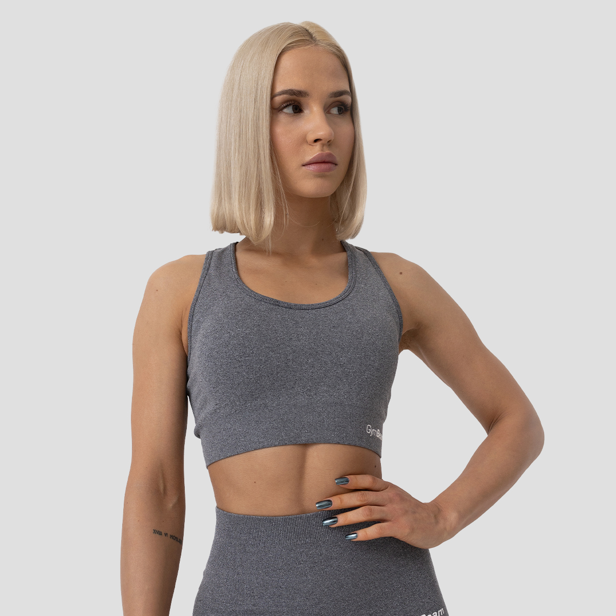 FLO – Soutien-gorge de sport gris – GymBeam