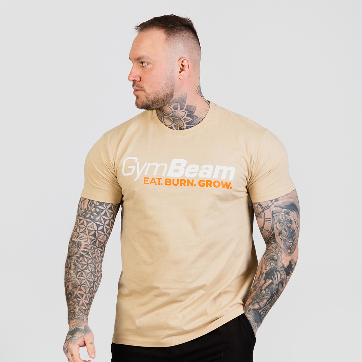 Grow T-Shirt Sand – GymBeam