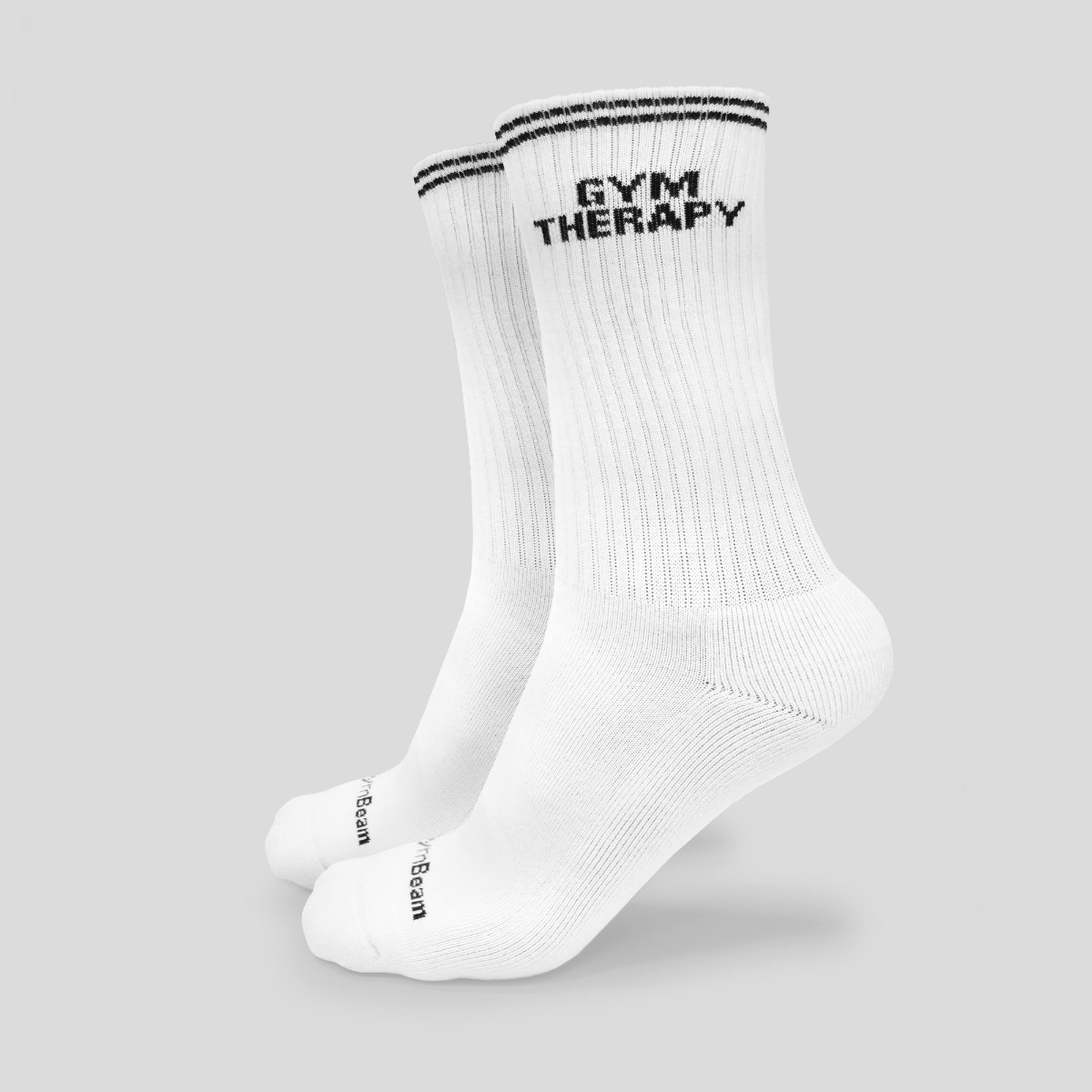 Chaussettes Gym Therapy, couleur blanche - GymBeam.
