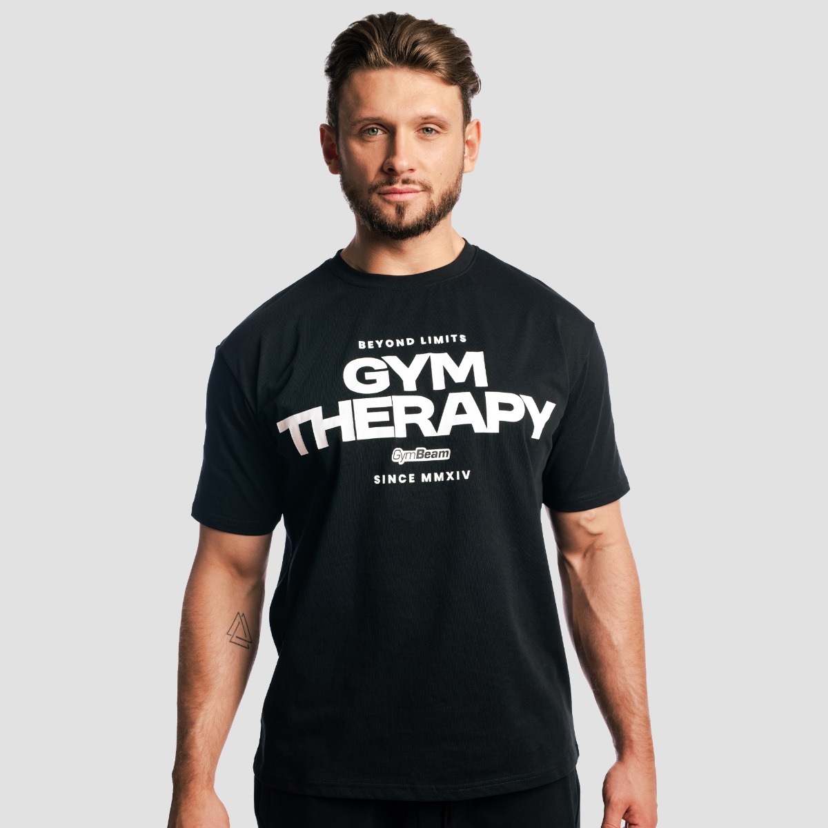 Gym Therapy T-Shirt Noir - GymBeam