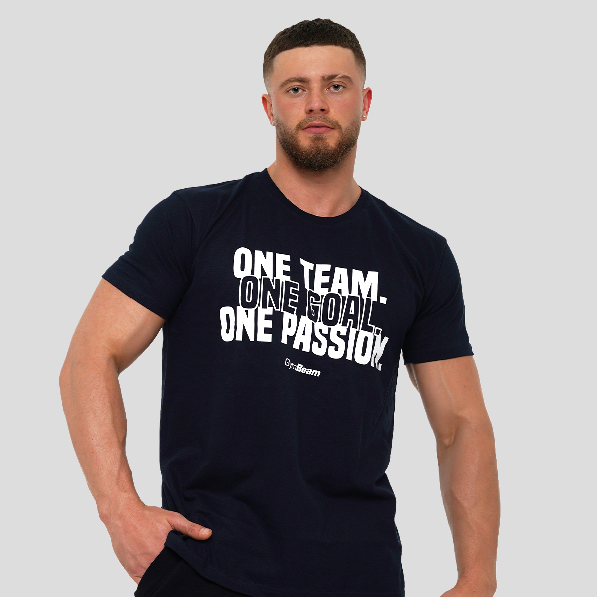 One Team T-shirt Marine – GymBeam