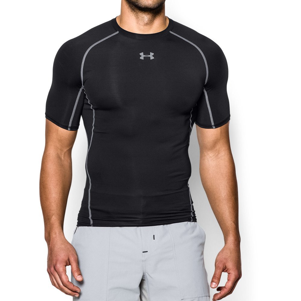 Kompresné tričko HG Armour SS Black - Under Armour