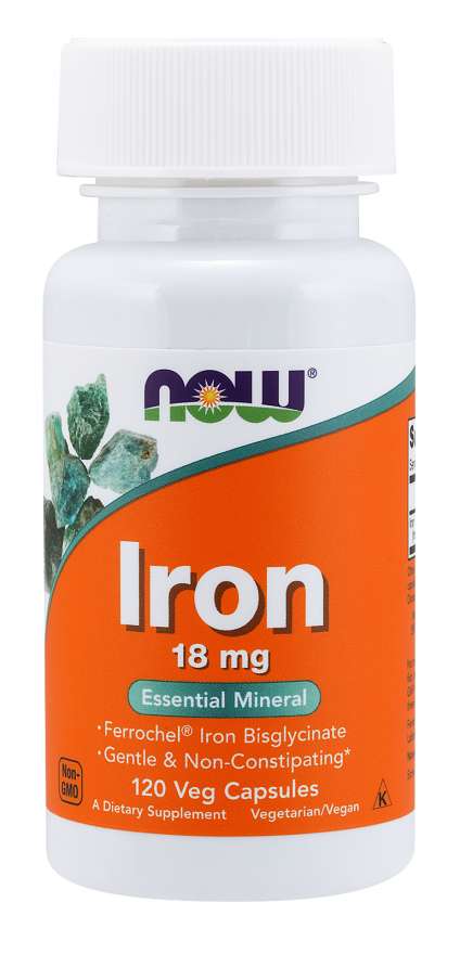 Fer 18 mg - NOW Foods.