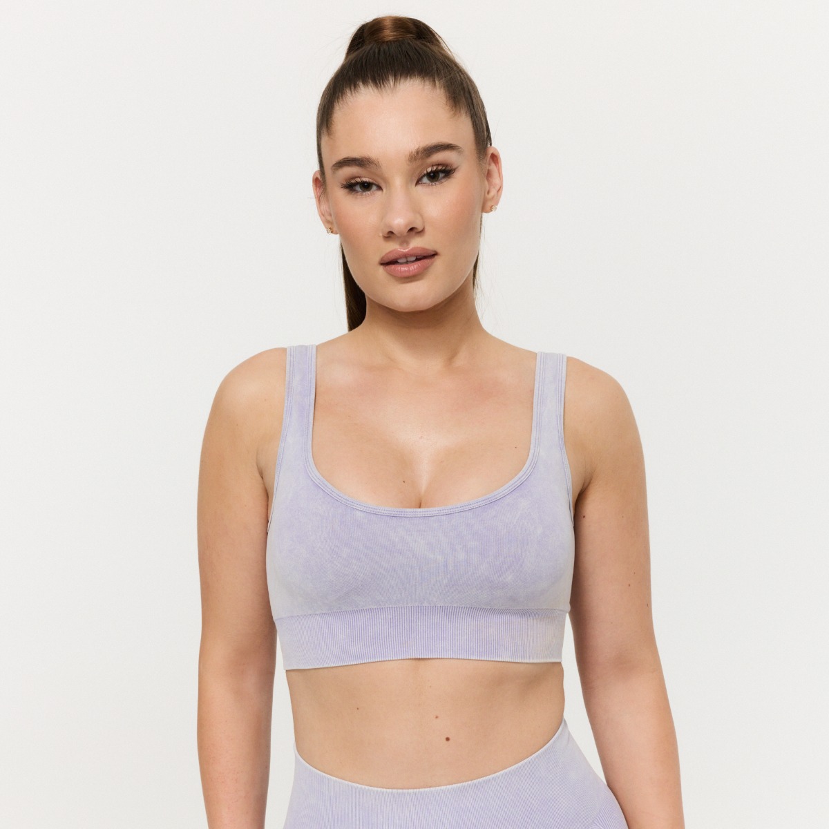 Soutien-gorge de sport Seamless Violet - GymBeam