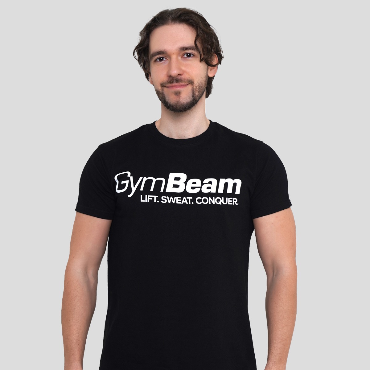 T-shirt Lift, couleur noire - GymBeam.