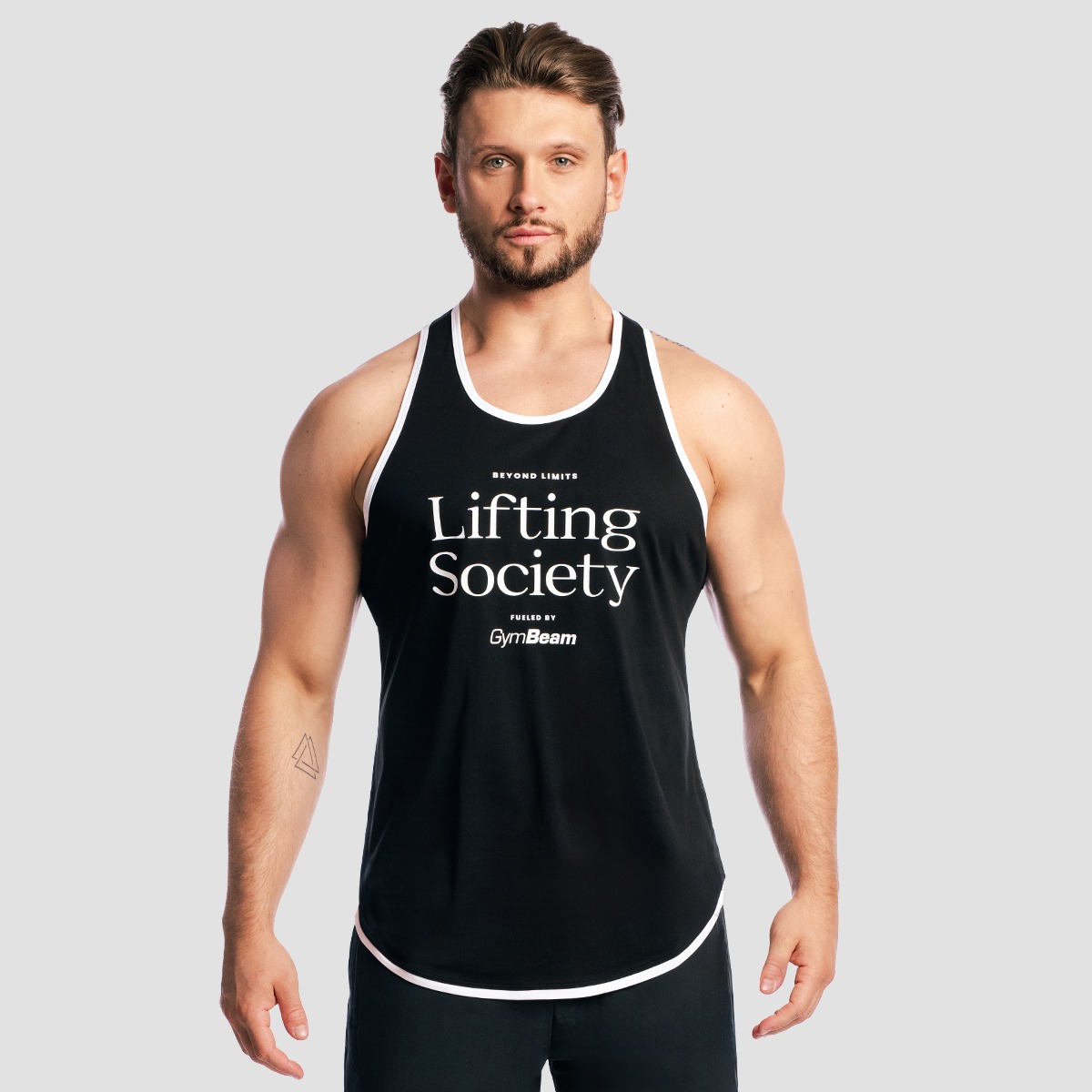 Lifting Society Stringer Black - GymBeam