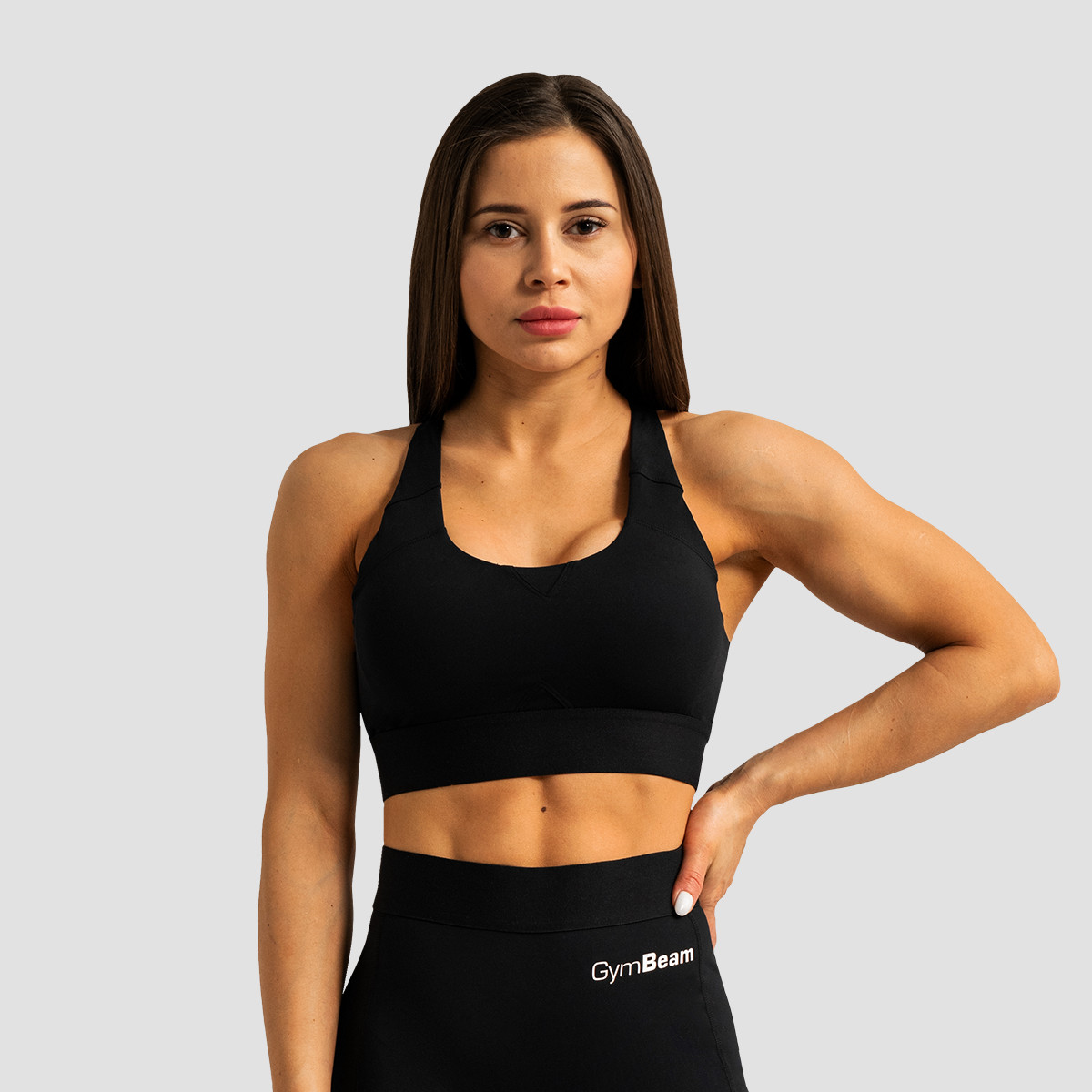 Soutien-gorge de sport Limitless, couleur noire - GymBeam.