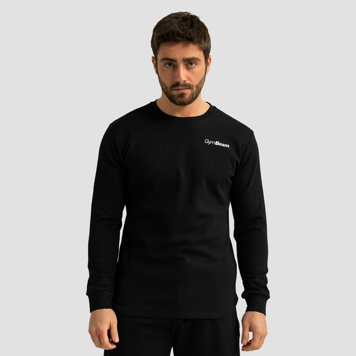 Sweatshirt Limitless, couleur noire - GymBeam.