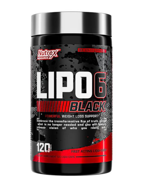 Lipo 6 Black 120 kaps - Nutrex
