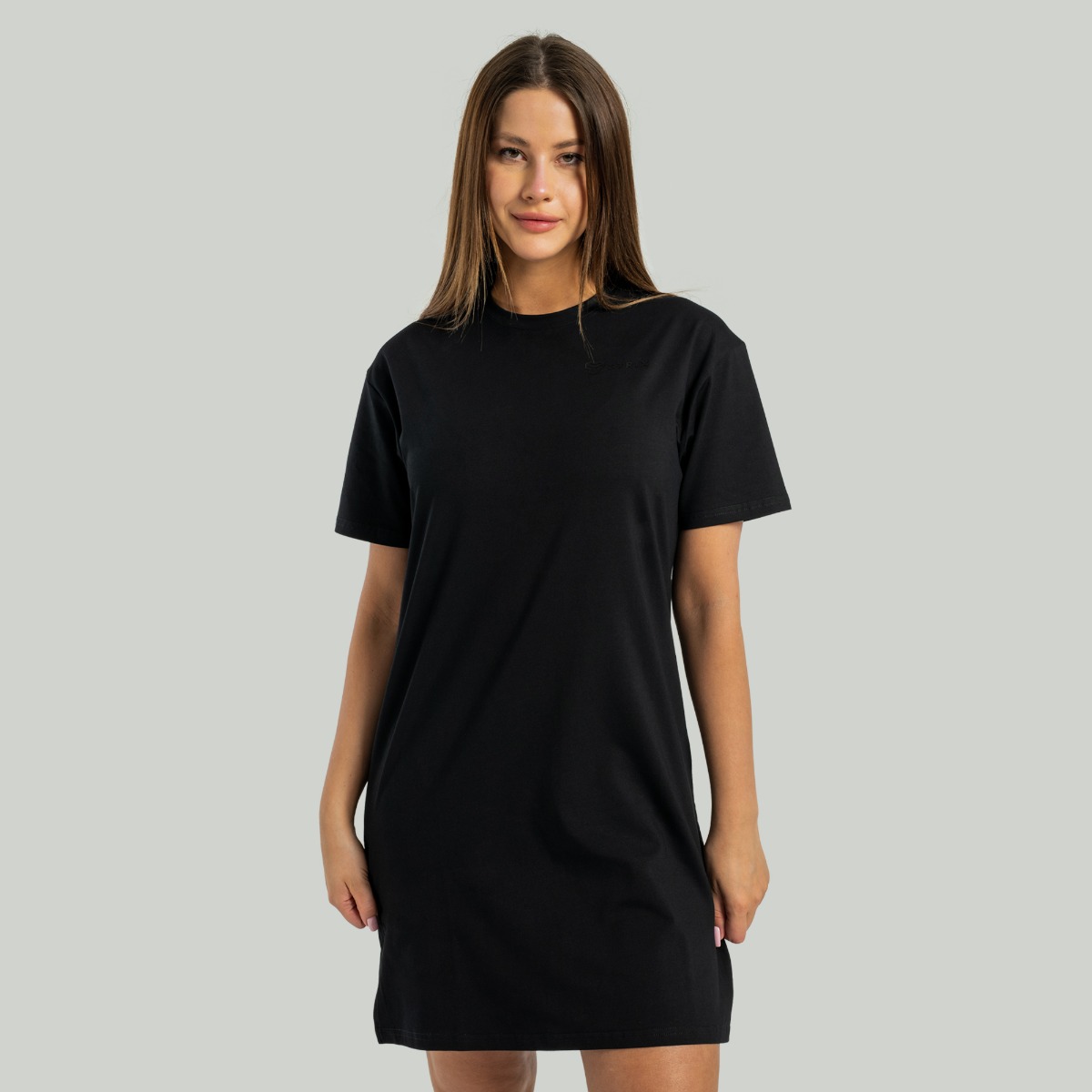 Robe T-shirt ALPHA pour femmes, couleur noire - STRIX.