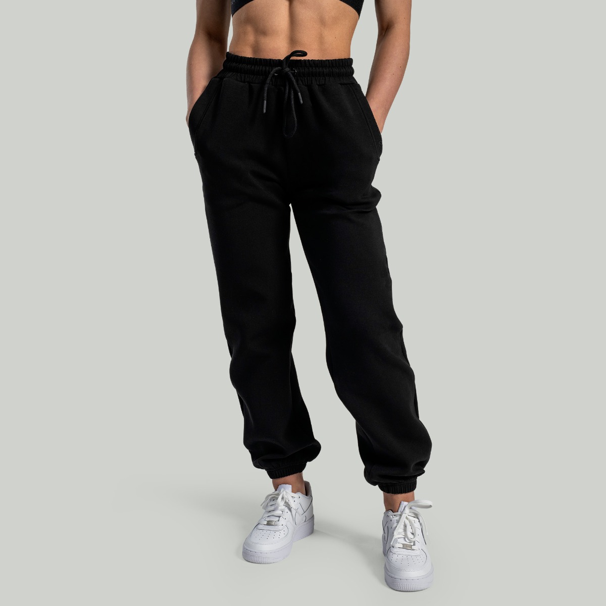 Femmes - Pantalon de jogging Lunar, couleur noire - STRIX.