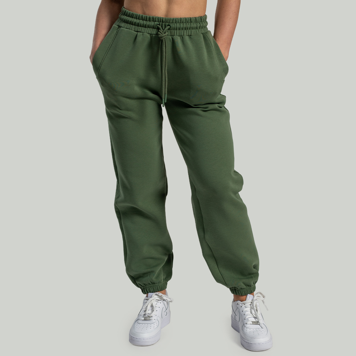 Pantalon de jogging pour femmes Lunar, couleur vert cèdre - STRIX.
