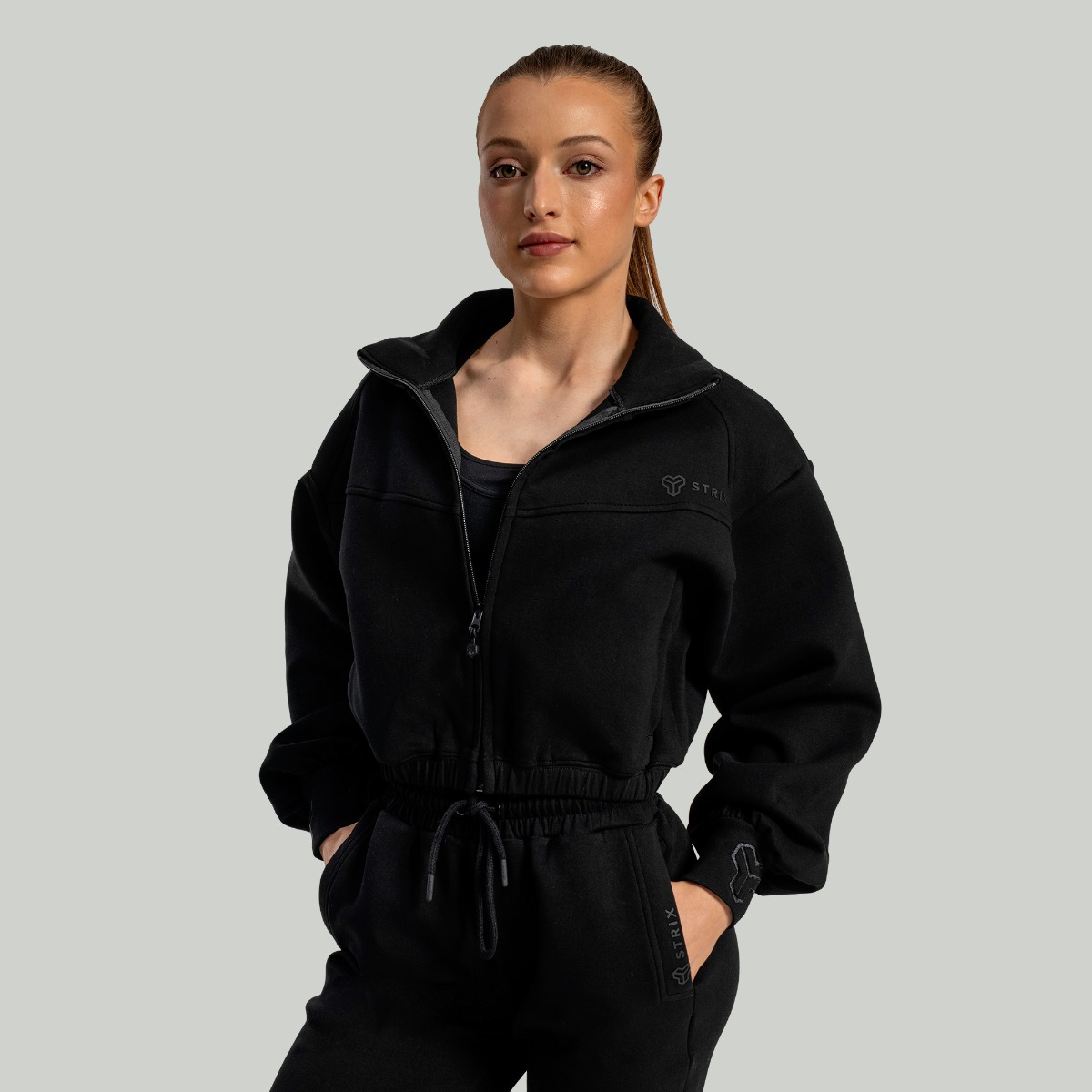 Veste zippée pour femmes Lunar, couleur noire - STRIX.